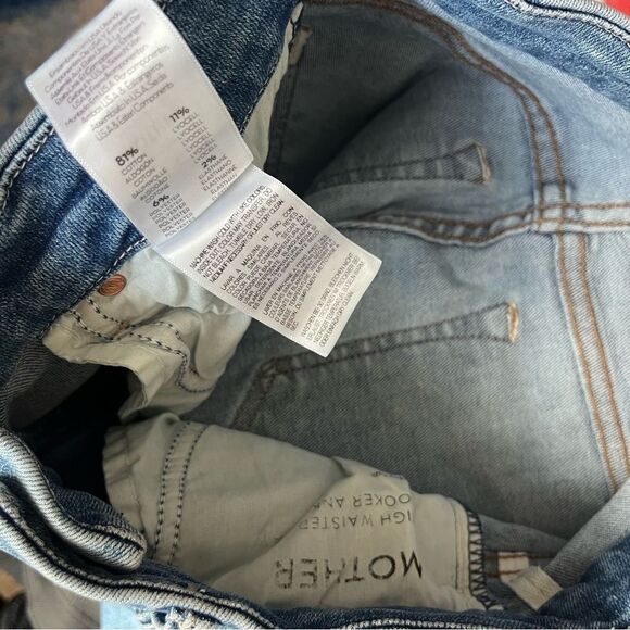 MOTHER Looker Ankle Fray Hey Sun - Picture 10 of 12